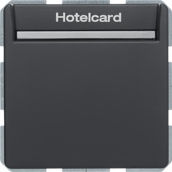 Hotelkaart-relaisschak. berker Q.1/Q.3/Q.7, antraciet